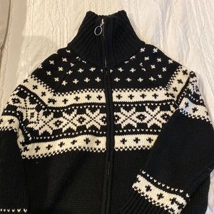 Topshop 🖤 Fair Isle Zip Cardigan